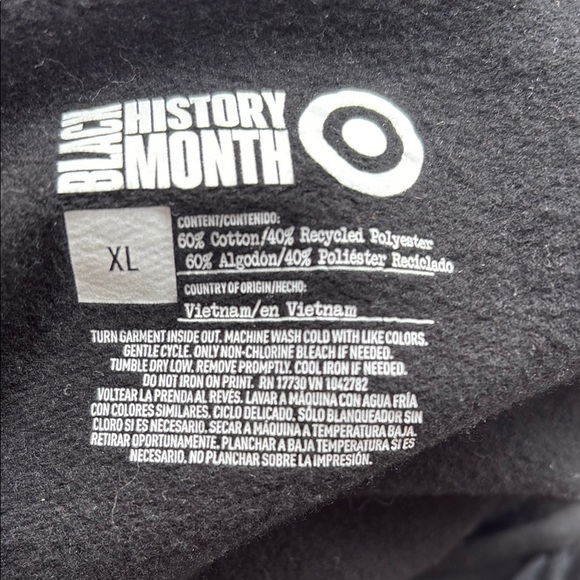 Black History Month Hoodie with Colorful Graphic XL - Picture 4 of 4